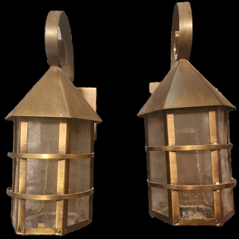 Elegant Brass Wall Lanterns